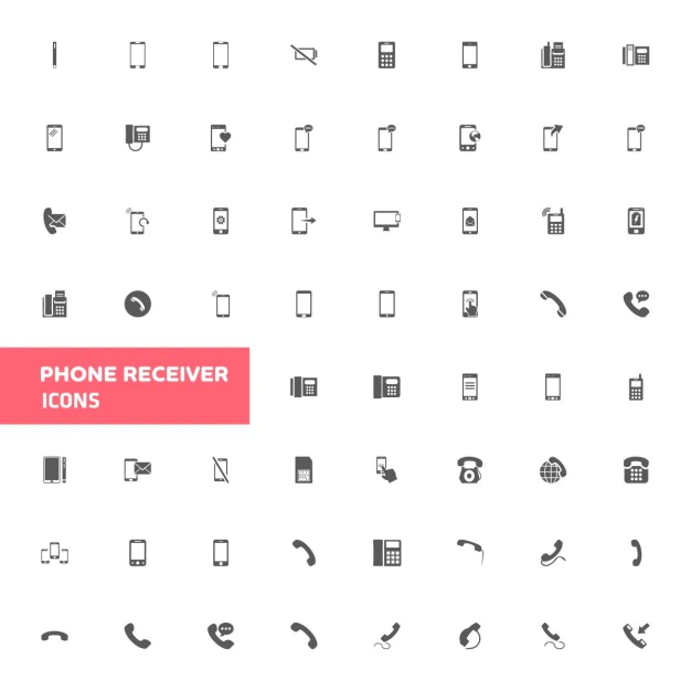 Free Vector | Phone icons