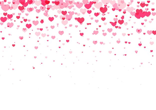 Free Vector | Pink hearts design background for valentines day