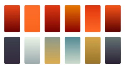 Free Vector | Precious color gradients swatch set