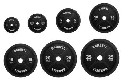 Free Vector | Realistic 3d detailed barbell with plates
