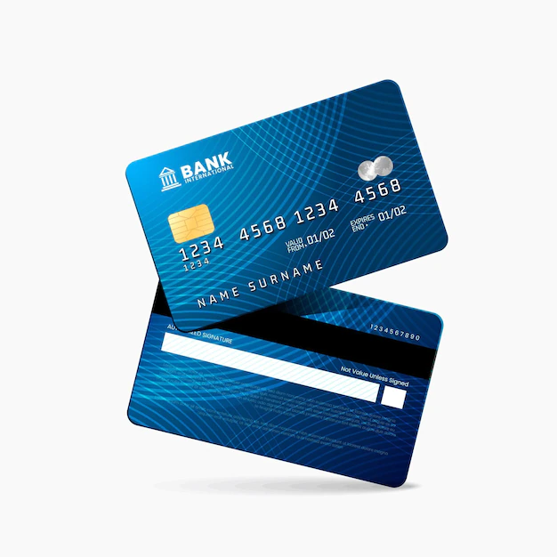 Free Vector | Realistic credit card design