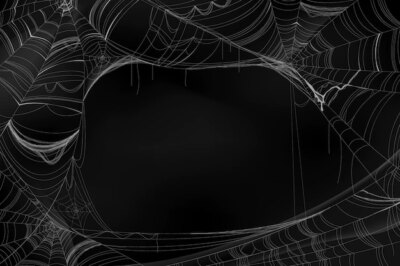 Free Vector | Realistic halloween spider web background