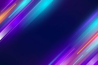 Free Vector | Realistic motion neon lights background
