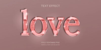 Free Vector | Realistic rose gold text effect design