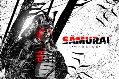 Free Vector | Realistic samurai illustrated background