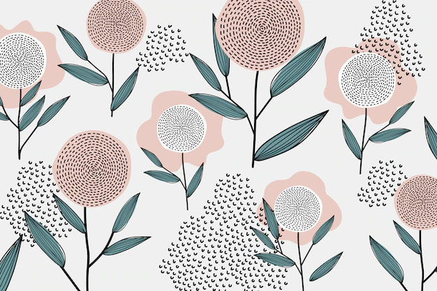 Free Vector | Retro floral  pattern