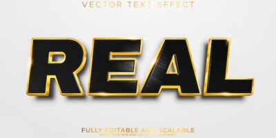 Free Vector | Royal text effect editable elegant bold text style
