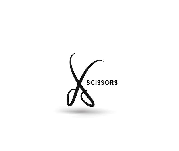 Free Vector | Scissors branding identity corporate vector logo design.