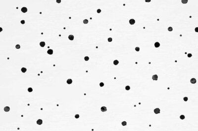 Free Vector | Seamless pattern of polka dot vector ink brush background
