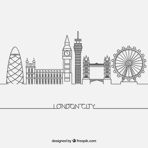 Free Vector | Skyline of london
