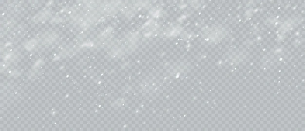 Free Vector | Snow blizzard realistic overlay background. snowflakes flying in the sky isolated on transparent background. background for christmas design. vector illustration eps10