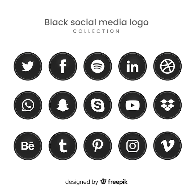 Free Vector | Social media logo collection