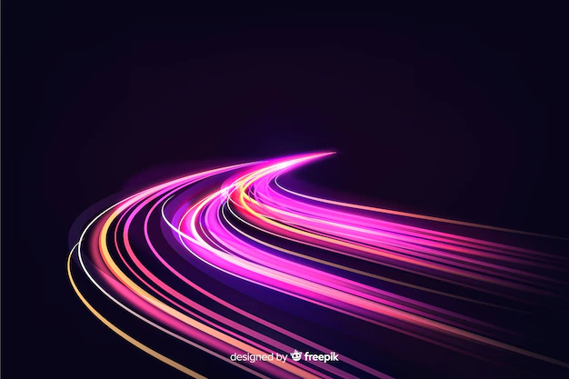 Free Vector | Speed light trail background
