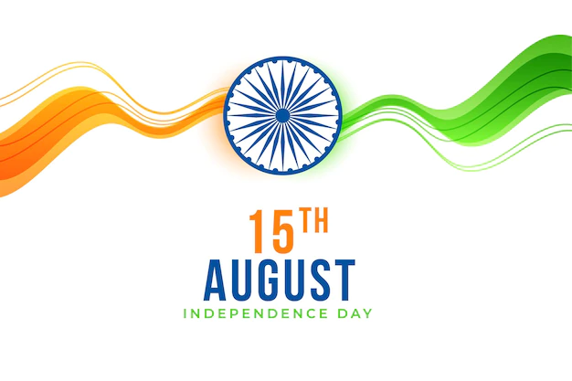 Free Vector | Stylish 15th august indian independence day banner design