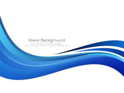 Free Vector | Stylish elegant blue wave background