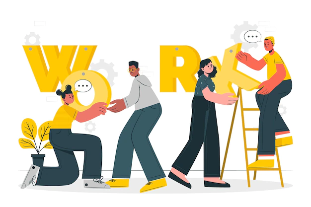 Free Vector | Team workconcept illustration