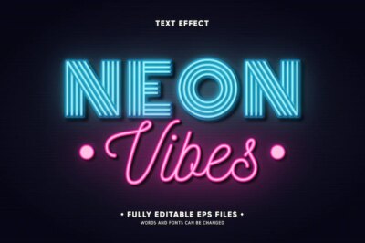 Free Vector | Text effect concept