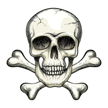 Free Vector | Vector skull and crossbones