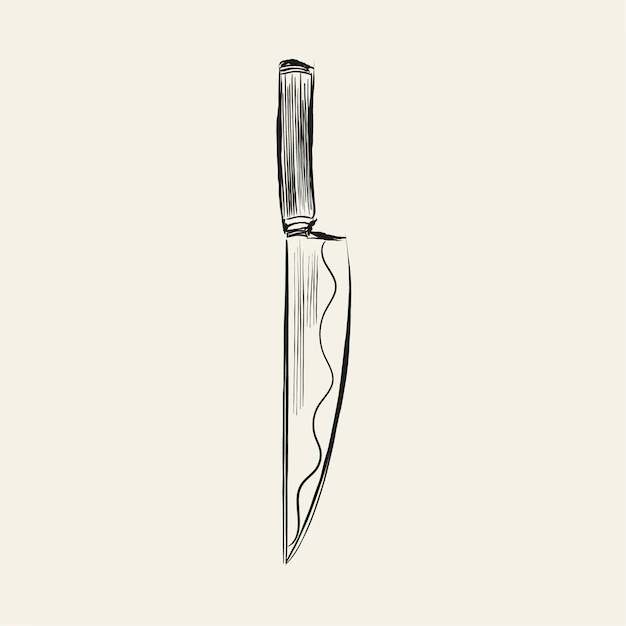 Free Vector | Vintage illustration of a knife
