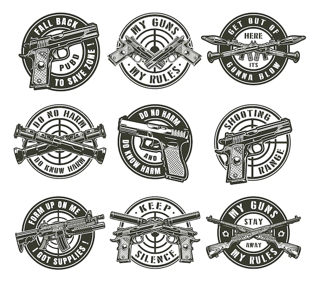 Free Vector | Vintage military labels
