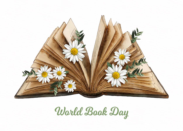 Free Vector | Watercolor world book day illustration