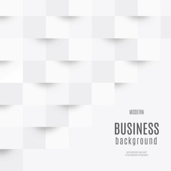 Free Vector | White business background