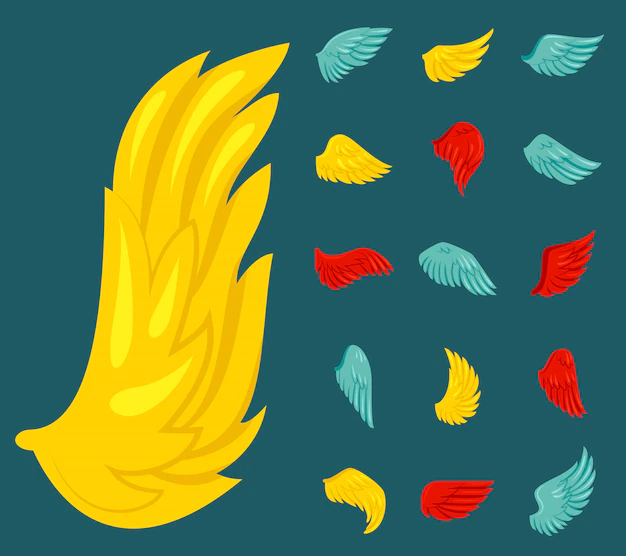 Free Vector | Wing icon flat