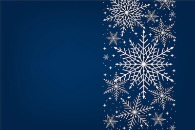 Free Vector | Winter background in paper style