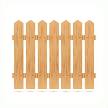 Free Vector | Wooden fence tile