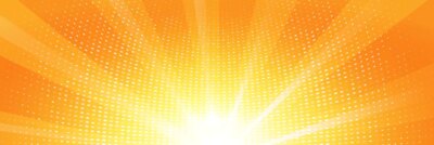 Free Vector | Yellow sun burst with distorted wrap halftone