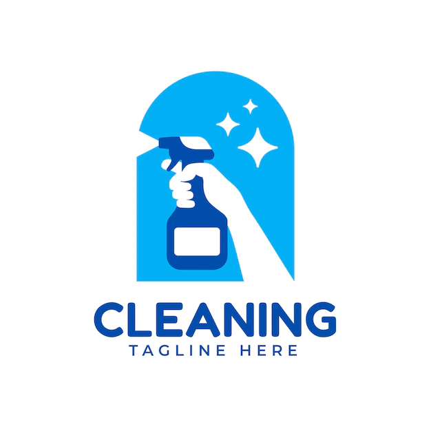 Free Vector | Cleaning service logo template