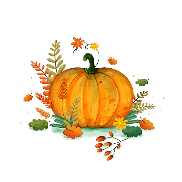 Free Vector | Watercolor autumn illustration