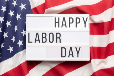 Free Photo | Creative labor day banner composition