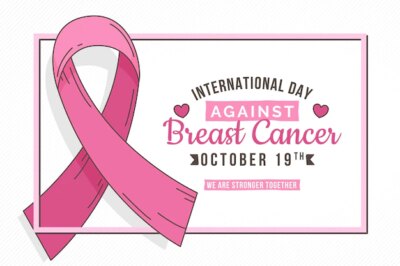 Free Vector | Hand drawn international day against breast cancer background