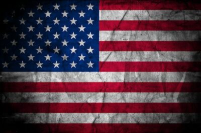 Free Vector | Flat design grunge american flag