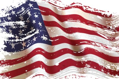 Free Vector | Realistic grunge american flag