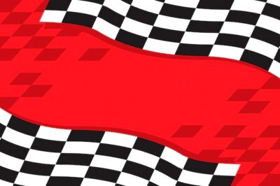 Free Vector | Flat racing checkered flag background