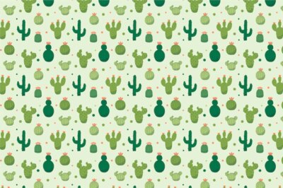 Free Vector | Cactus pattern collection concept