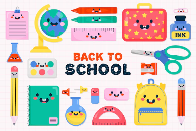 Free Vector | Hand drawn back to school background