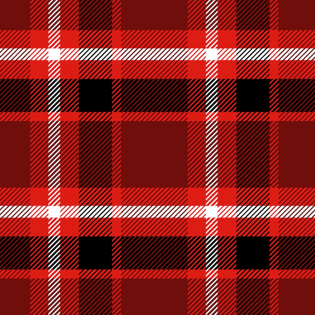 Free Vector | Flat christmas plaid pattern design