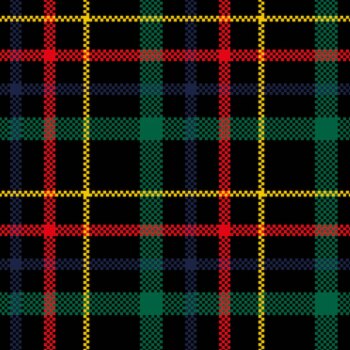 Free Vector | Flat christmas plaid pattern design