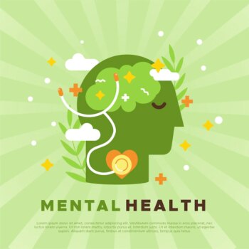 Free Vector | Mental health awareness concept