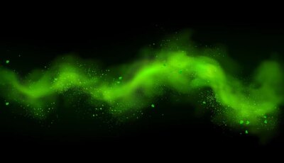 Free Vector | Green smoke background