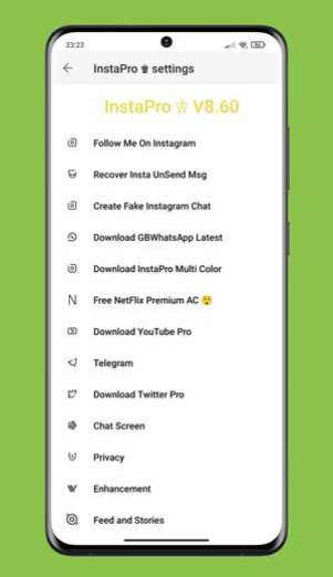 free download Instagram Pro Mod Apk,