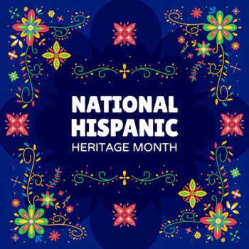 Free Vector | Flat national hispanic heritage month background