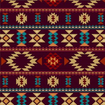 Free Vector | Flat native american pattern