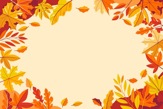 Free Vector | Flat autumn celebration background