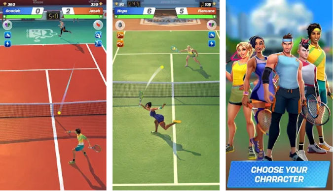 Tennis Clash mod apk latest version