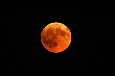 Free Photo | Beautiful shot of a red moon with a black night sky