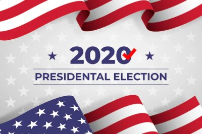 Free Vector | 2020 us presidential election - background